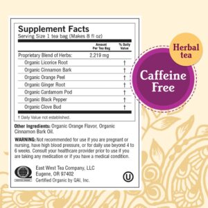 Yogi Tea Egyptian Licorice Tea - 16 Tea Bags per Pack (4 Packs) - Organic Licorice Tea Bags - Includes Licorice Root, Cinnamon Bark, Orange Peel, Ginger Root, Cardamom Pod & More