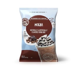 big train mocha blended ice coffee beverage mix, 3.5 pound (pack of 1)