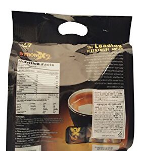 Trung Nguyen — G7 Strong X2 3 in 1 Instant Coffee — Roasted Ground Coffee Blend w/Non-dairy Creamer and Sugar — Strong and Bold — Instant Vietnamese Coffee (24 Single Serve Packets)
