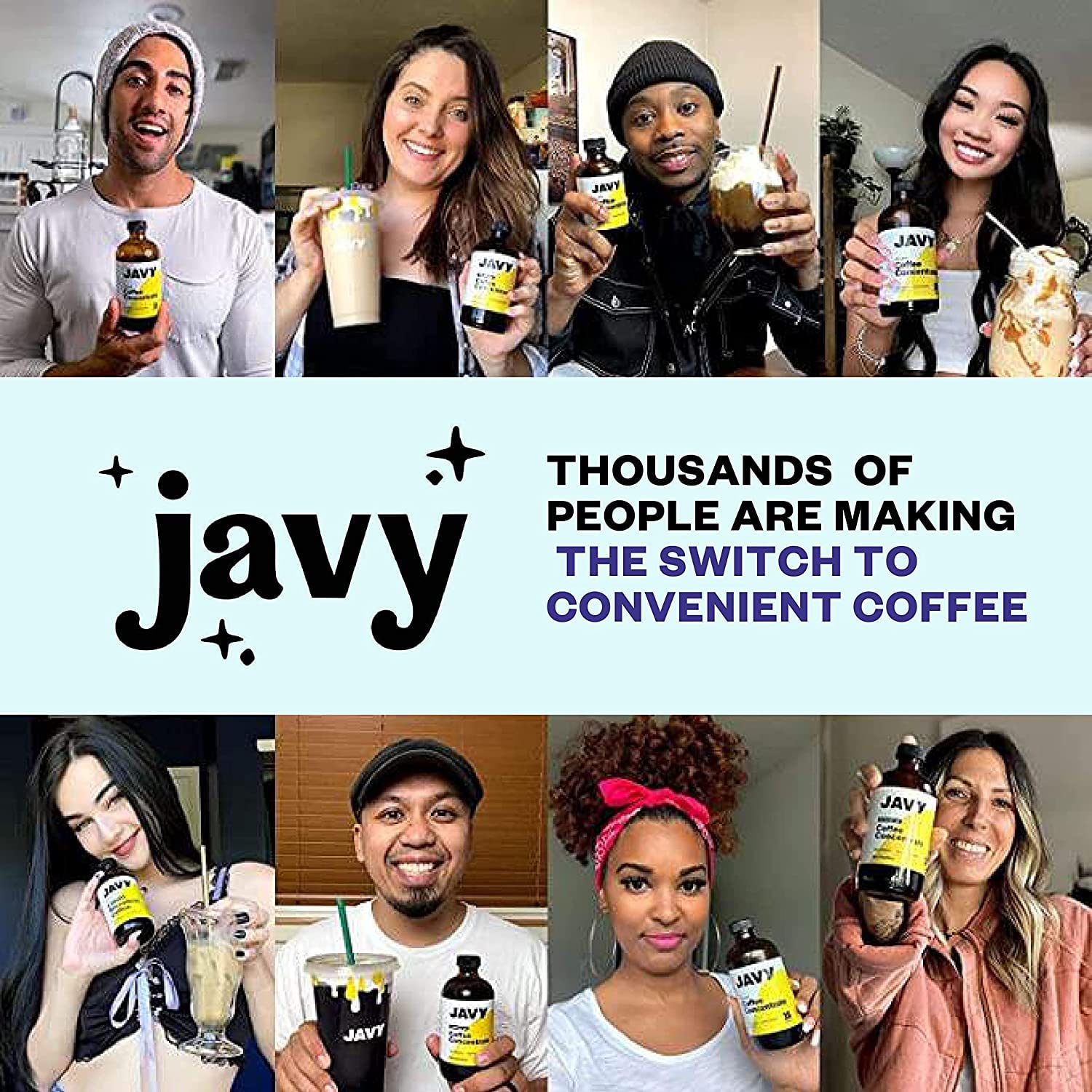 Javy Coffee Concentrate Bundle - Cold Brew Coffee, Perfect for Instant Iced Coffee, Cold Brewed Coffee and Hot Coffee - Original & Vanilla