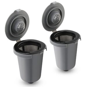reusable filter cup for cuisinart, gray (2 pack)