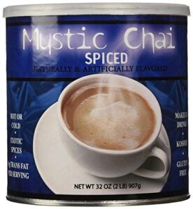 big train mystic chai, spiced, chai tea latte mix, 2 lb