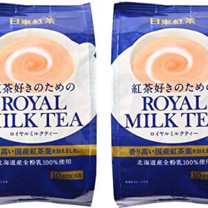 TWIN Pack Royal Milk Tea Hot Cold Nitto Kocha 10 Pouch Pack (total 20 pouch)