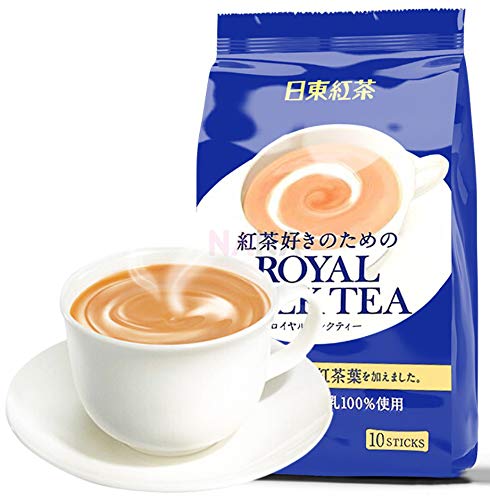 TWIN Pack Royal Milk Tea Hot Cold Nitto Kocha 10 Pouch Pack (total 20 pouch)