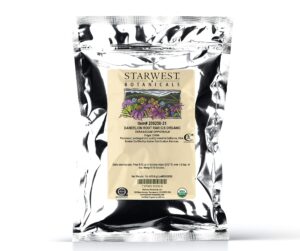 starwest botanicals organic raw dandelion root tea [1 pound] bulk cut & sifted (c/s) loose tea