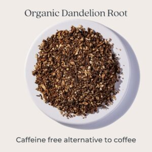 Starwest Botanicals Organic Raw Dandelion Root Tea [1 Pound] Bulk Cut & Sifted (C/S) Loose Tea