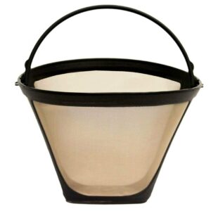 GoldTone Brand Reusable #4 Cone Coffee Filter fits Ninja Coffee Makers and Brewers. BPA-Free