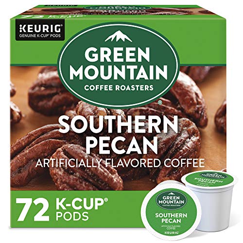 Green Mountain Coffee Roasters Southern Pecan Keurig Single-Serve K-Cup pods, Light Roast Coffee, 72 Count (6 Packs of 12)