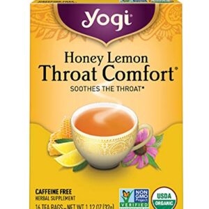 Yogi Tea, Honey Lemon Throat Comfort, 16 Count