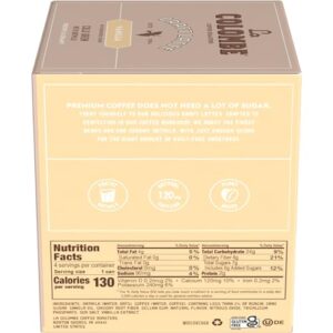 La Colombe Vanilla Draft Latte with Oatmilk - 9 Fl. Oz. 4 Pack - 100% Arabica Brazilian Cold Brew Coffee with Nitrous-Infused Oatmilk, Dairy-Free Vegan Latte, 120mg Natural Caffeine