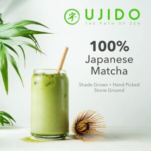 Ujido The Path of Zen Japanese Matcha Green Tea Powder – Ceremonial Blend (2 oz)