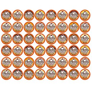 sundae ice cream flavored coffee pods, compatible with 2.0 keurig k-cup brewer, 48 count (assorted variety pack)