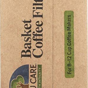 If You Care Unbleached Coffee Filters Basket, 8 inch, 100 ct