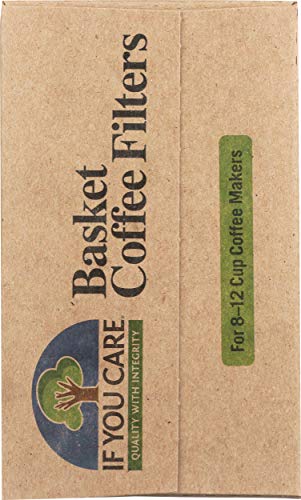 If You Care Unbleached Coffee Filters Basket, 8 inch, 100 ct