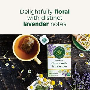 Traditional Medicinals Tea, Organic Chamomile & Lavendar, Stress Relief, 96 Tea Bags (6 Pack)