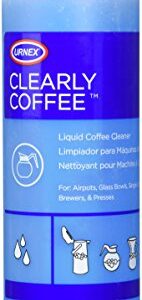 Urnex Clearly Coffee Pot Cleaner 14 Ounce (Made in the USA) French Press Liquid Cleaner for Glass Bowls Airpots Satellite Brewers and Thermal Servers Removes Coffee Oils