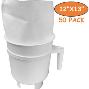 (20 Pack) Cold Brew Coffee Filters, 12" x 13" Compatible With Leading Cold Brew Coffee Makers