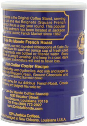 Cafe Du Monde Coffee, French Roast, 13 Ounce (Pack of 3)