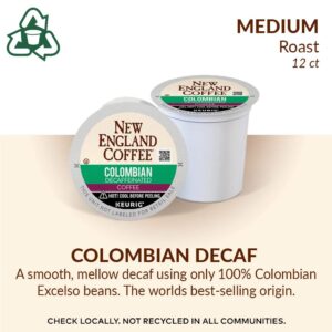 New England Coffee Colombian Supremo Medium-Roast K-Cup Coffee Pods, 32 Count, Intense Flavor & Rich Aroma