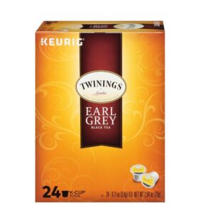 twinings earl grey decaf tea keurig k-cups, 24 count
