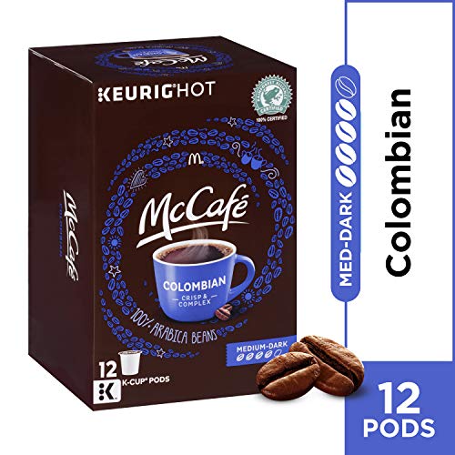 McCafe Colombian Keurig K Cup Coffee Pods (12 Count, 4.12 oz Box)