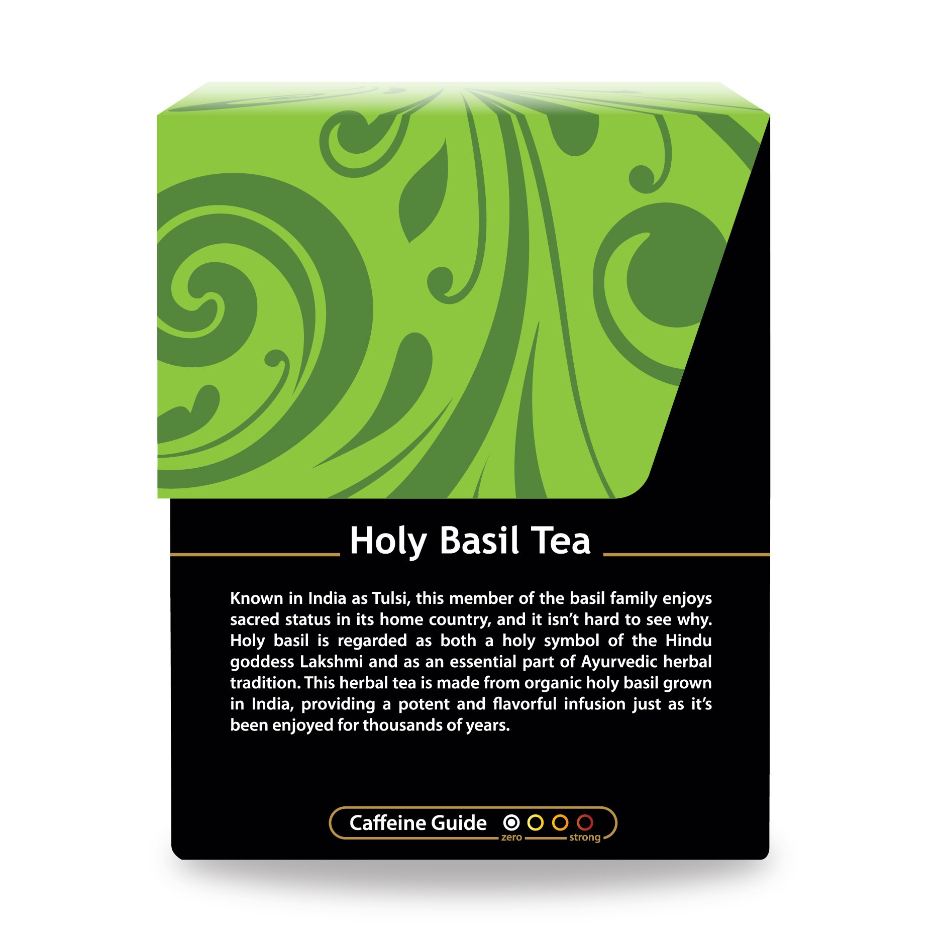 Buddha Teas - Holy Basil - Organic Herbal Tea - For Cognitive Balance & Overall Health - Ayurvedic Tulsi - With Antioxidants - Caffeine Free - 100% Kosher & Non-GMO - 18 Tea Bags (Pack of 1)