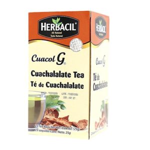 Herbacil Te De Cuachalalate, 2-pack of 25 tea bags per box (50 bags)