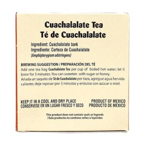 Herbacil Te De Cuachalalate, 2-pack of 25 tea bags per box (50 bags)