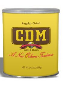 cdm coffee & chicory regular grind ground coffee 34.5 ounce