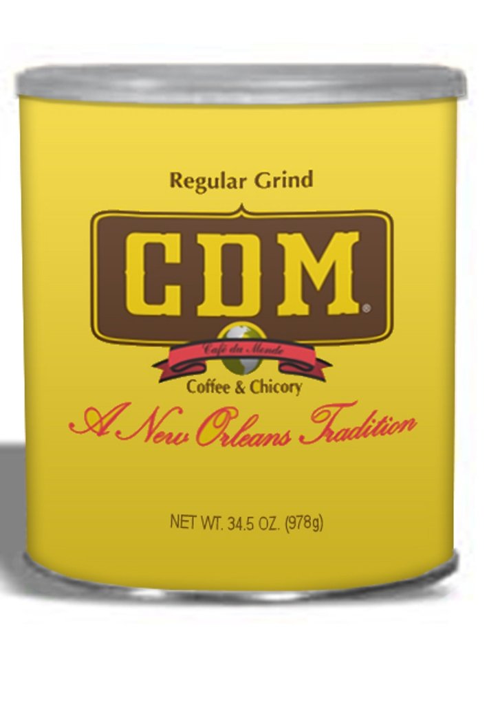 CDM Coffee & Chicory Regular Grind Ground Coffee 34.5 Ounce