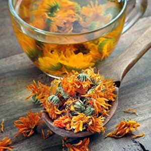 Calendula Flowers - 100% Natural - 1 lb (16 oz) - Herbal Tea - EarthWise Aromatics