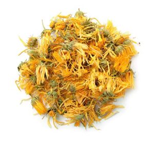 calendula flowers - 100% natural - 1 lb (16 oz) - herbal tea - earthwise aromatics