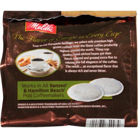 Melitta Coffee Pods, Medium Roast, 18 Count (Pack of 6) 108 Total Pods