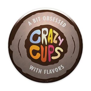 Crazy Cups Flavored Decaf Coffee, for the Keurig K Cups Coffee 2.0 Brewers, Variety Pack Sampler, 40 Count