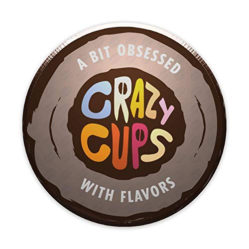 Crazy Cups Flavored Decaf Coffee, for the Keurig K Cups Coffee 2.0 Brewers, Variety Pack Sampler, 40 Count