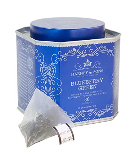 Harney & Sons Blueberry Green Tea | 30 sachets, Historic Royal Palaces Collection