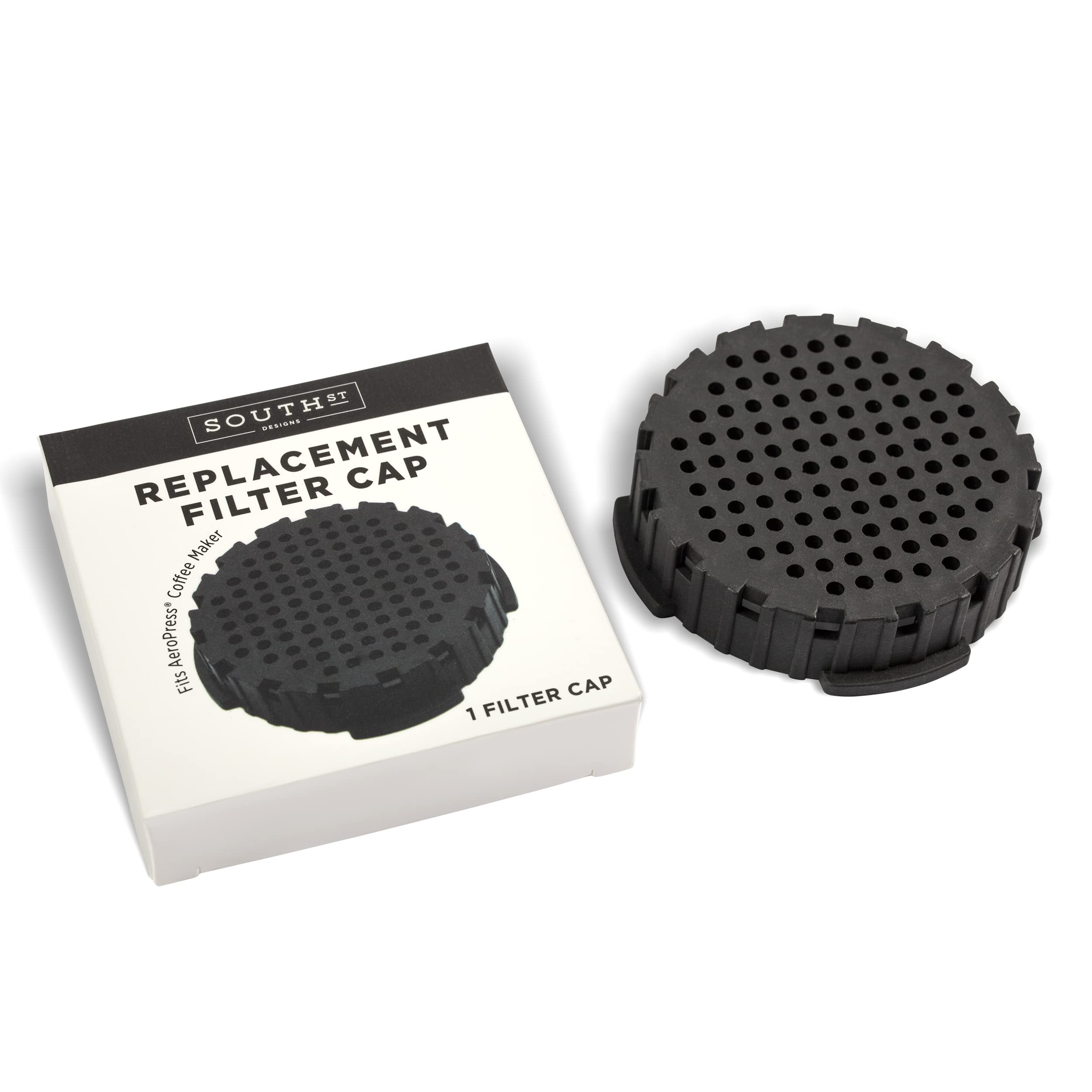 South Street Designs Replacement Filter Cap, Compatible with AeroPress® Coffee and Espresso Maker