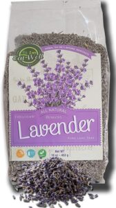 eat well dried lavender flowers 16 oz, bulk size lavender petals for lavender tea, edible culinary lavender for baking and cooking, dry lavender flowers for soaps, lavender buds for home fragrance