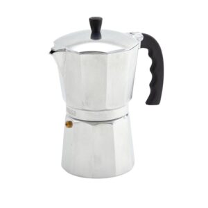 imusa usa aluminum stovetop 6-cup espresso maker (b120-43v), silver