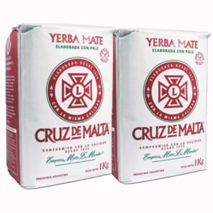 yerba mate cruz de malta 2.2lb 1 kilo (pack of 2)