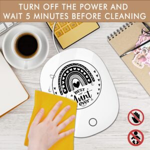 Aunt Gifts, Gifts for Aunt Mothers Day, Best Aunt Ever Gifts from Niece/Nephew, Birthday Gift for Aunt, Smart Warmer Thermostat Coaster with Mug, Beverage Warmer Maintain Temperature 120℉-140℉