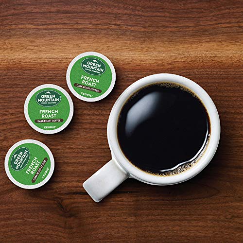Green Mountain Coffee Roasters French Roast Keurig K-Cup Pods, Dark Roast Coffee, 96 Count (4 Packs of 24)