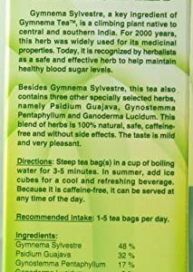 Gymnema Green Tea For Diabetics, No Caffeine