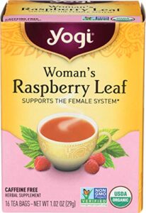 yogi tea, womans raspberry leaf, 16 count