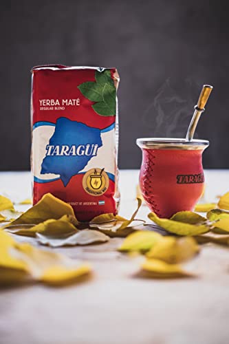 Taragüi Yerba Mate with Stems, 1kg - 2.2 lbs (Red Pack)