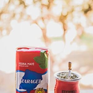 Taragüi Yerba Mate with Stems, 1kg - 2.2 lbs (Red Pack)