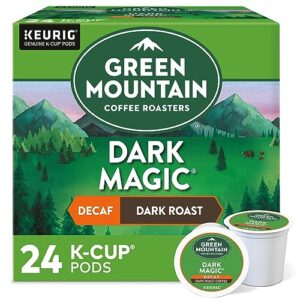 green mountain coffee decaf dark magic, 24ct k-cup for keurig brewers(packaging may vary)