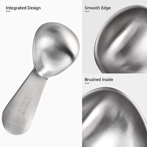 Coffee Scoop: U-Taste Durable 18/8 Stainless Steel Measuring Coffee Scoop 2 tablespoon