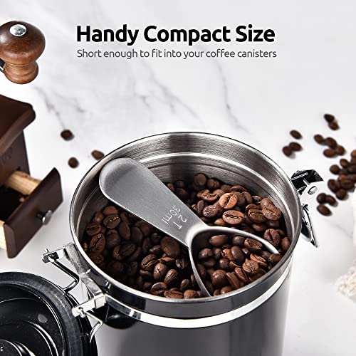 Coffee Scoop: U-Taste Durable 18/8 Stainless Steel Measuring Coffee Scoop 2 tablespoon