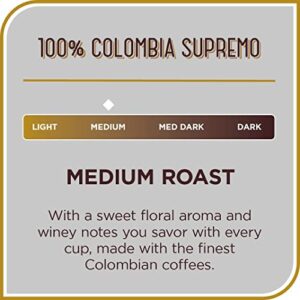 Don Francisco's Colombia Supremo, Medium Roast Ground Coffee (3 x 12 oz Cans)